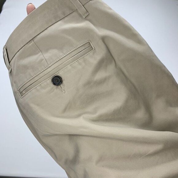 Bonobos Pants Mens 35 x 30 Beige Khaki Workwear Casual Wednesday Straight Leg - Picture 5 of 11